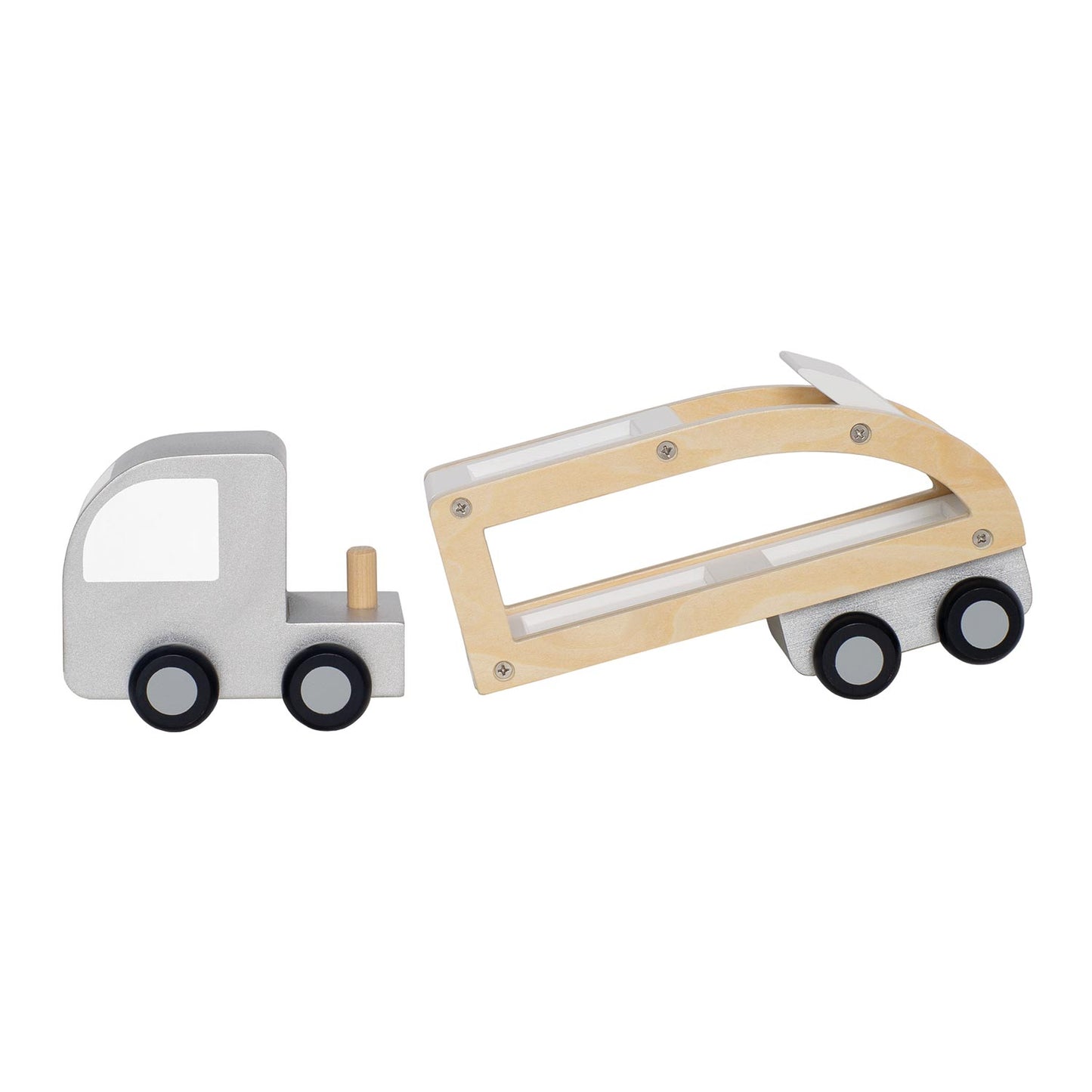 Autotransporter mit Sportwagen