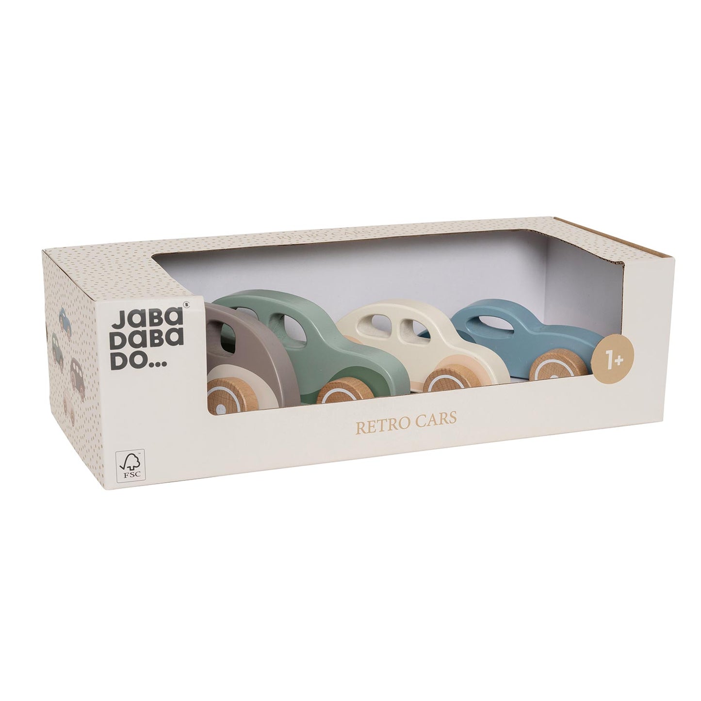 Geschenkset 4 Retro-Autos