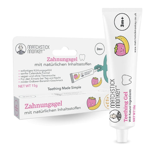 Matchstick Monkey Bio Zahnungsgel Erdbeer/Banane