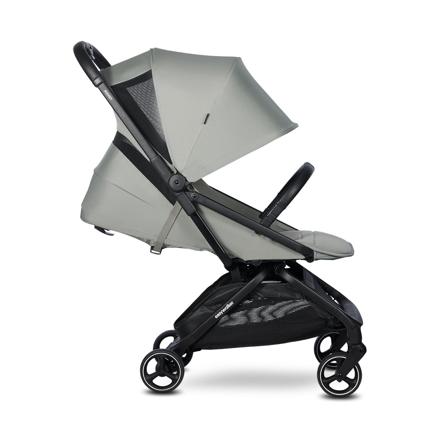 Easywalker Rockey S Fresh Green inkl. Regenverdeck und Spielbügel