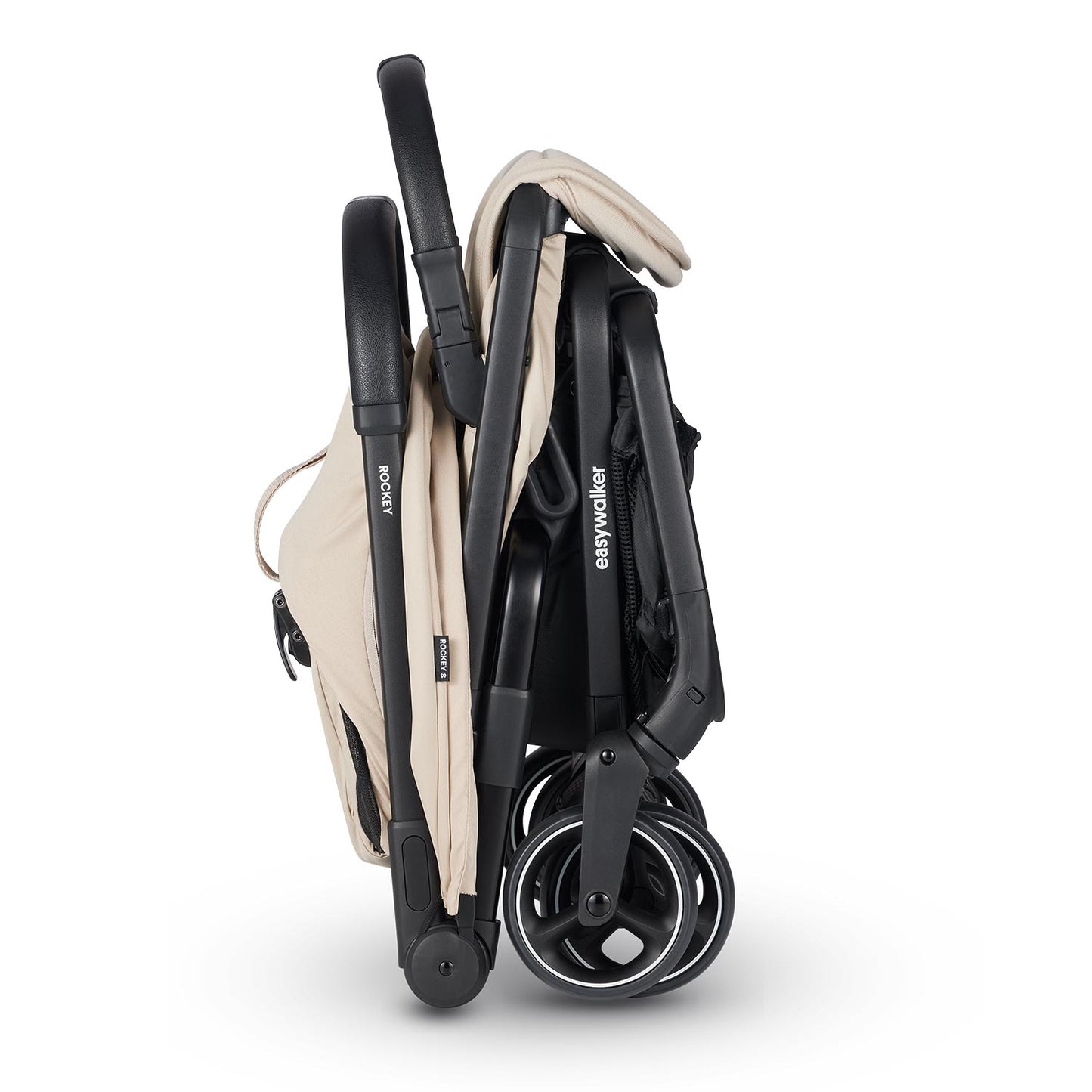 Easywalker Rockey S Bright Taupe inkl. Regenverdeck und Spielbügel