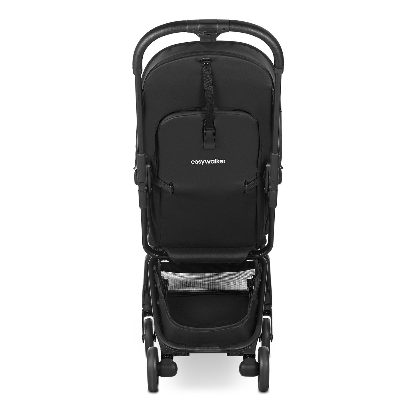 Easywalker Rockey S Pure Black inkl. Regenverdeck und Spielbügel