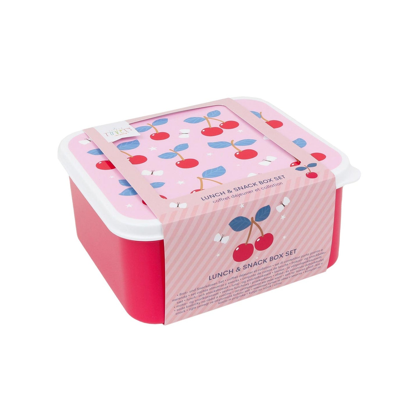 Lunchbox / 4er Set / Kirschen