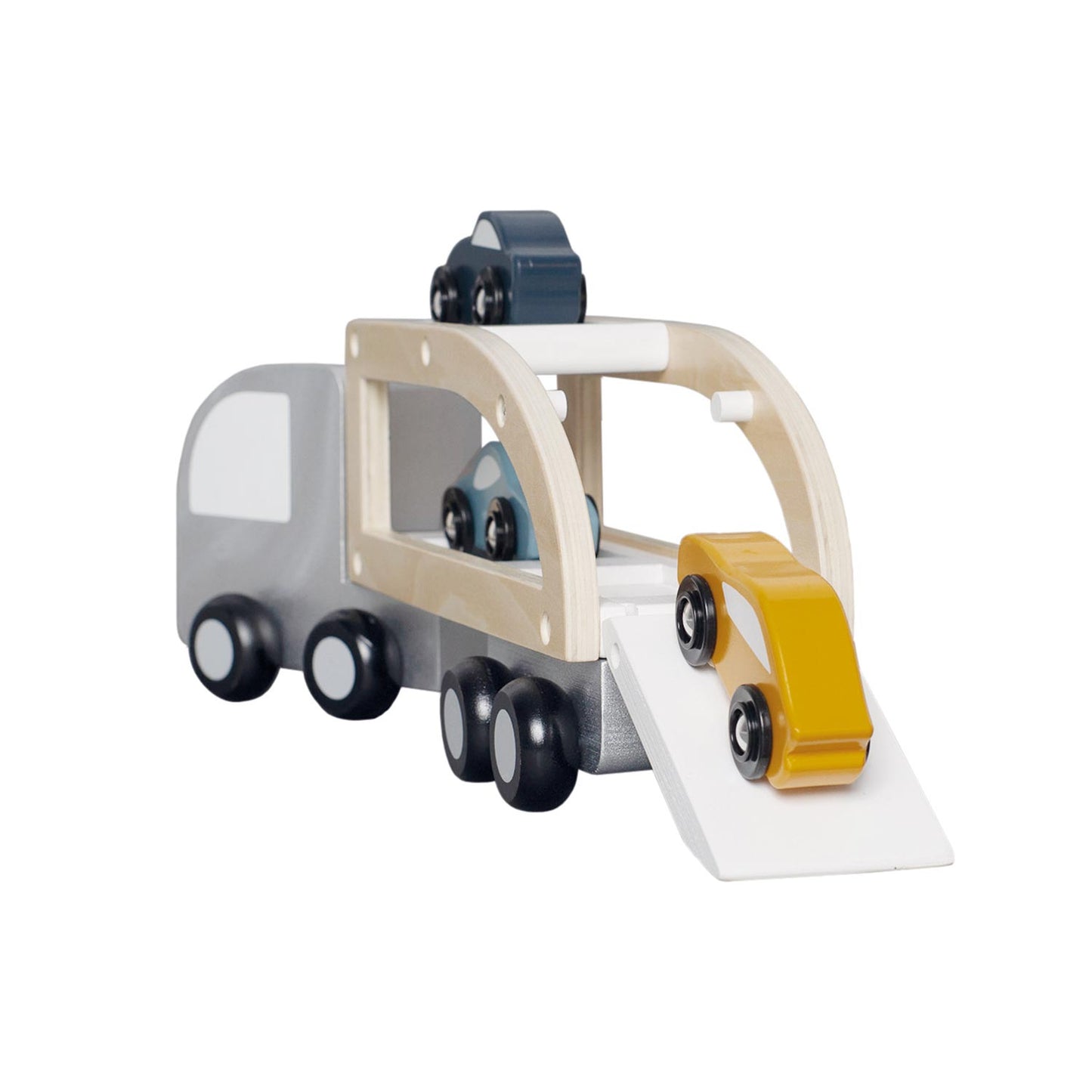 Autotransporter mit Sportwagen