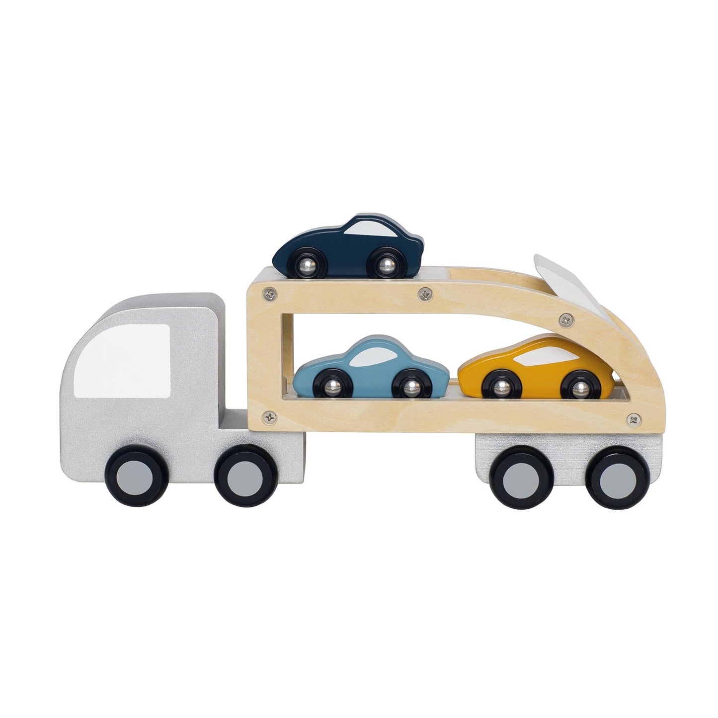Autotransporter mit Sportwagen