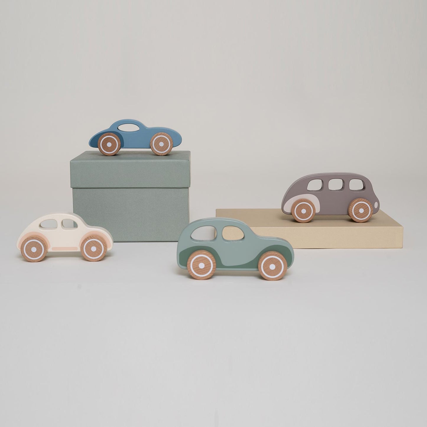 Geschenkset 4 Retro-Autos