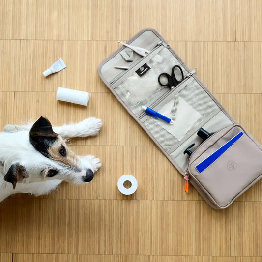 HUNDE ERSTE-HILFE-SET - BANO, TAUPE