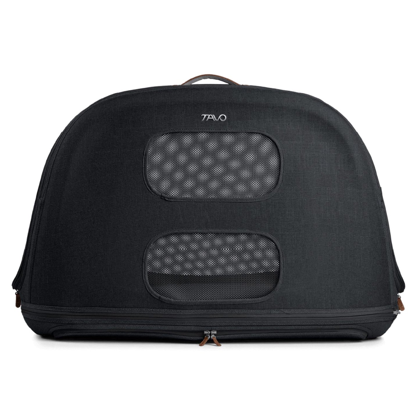 Tavo Pets Crispin onyx large Seite, Transporttasche für Hunde mit Isofix-Befestigung, Sicherheitstest, Beratung bei Petperten Karlsruhe