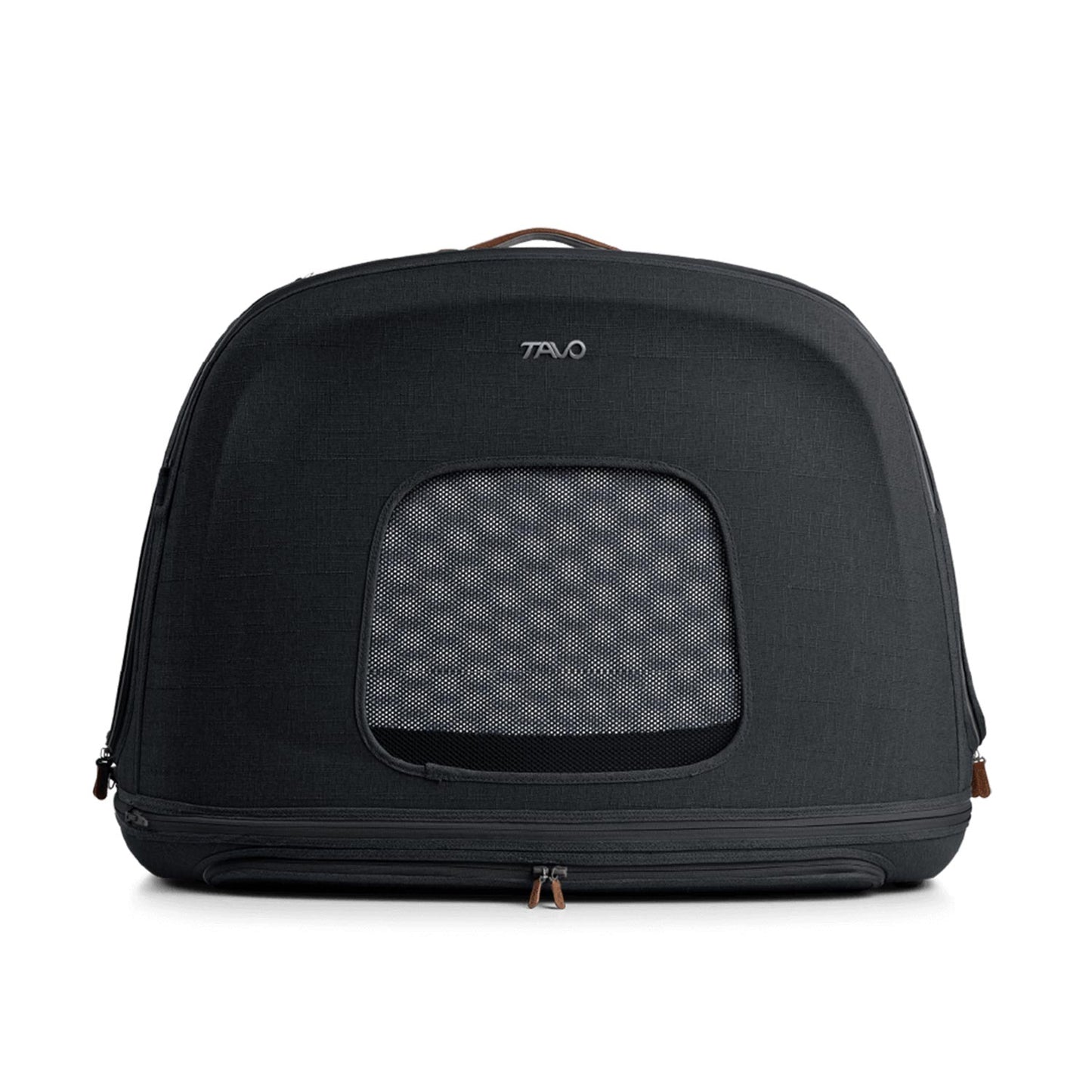 Tavo Pets Crispin onyx medium lange Seite, Transporttasche für Hunde mit Isofix-Befestigung, Sicherheitstest, Beratung bei Petperten Karlsruhe