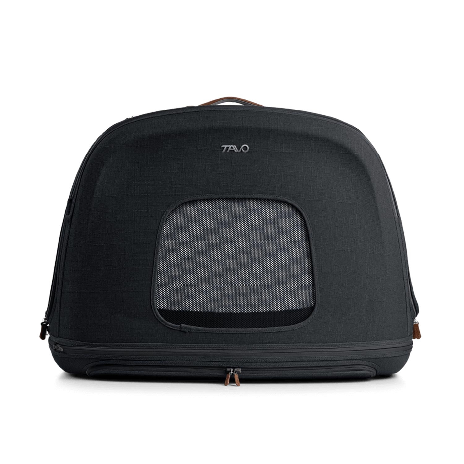 Tavo Pets Crispin onyx medium lange Seite, Transporttasche für Hunde mit Isofix-Befestigung, Sicherheitstest, Beratung bei Petperten Karlsruhe