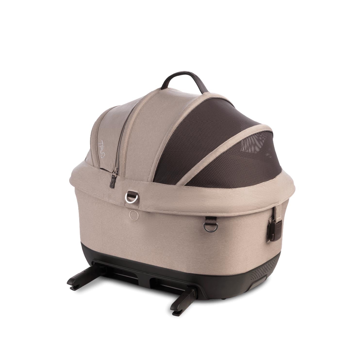 Tavo Pets Maeve Wind 5x fawn geschlossen mit Isofix, Transporttasche für Hunde und Katzen mit Isofix-Befestigung, Sicherheitstest, Beratung bei Petperten Karlsruhe