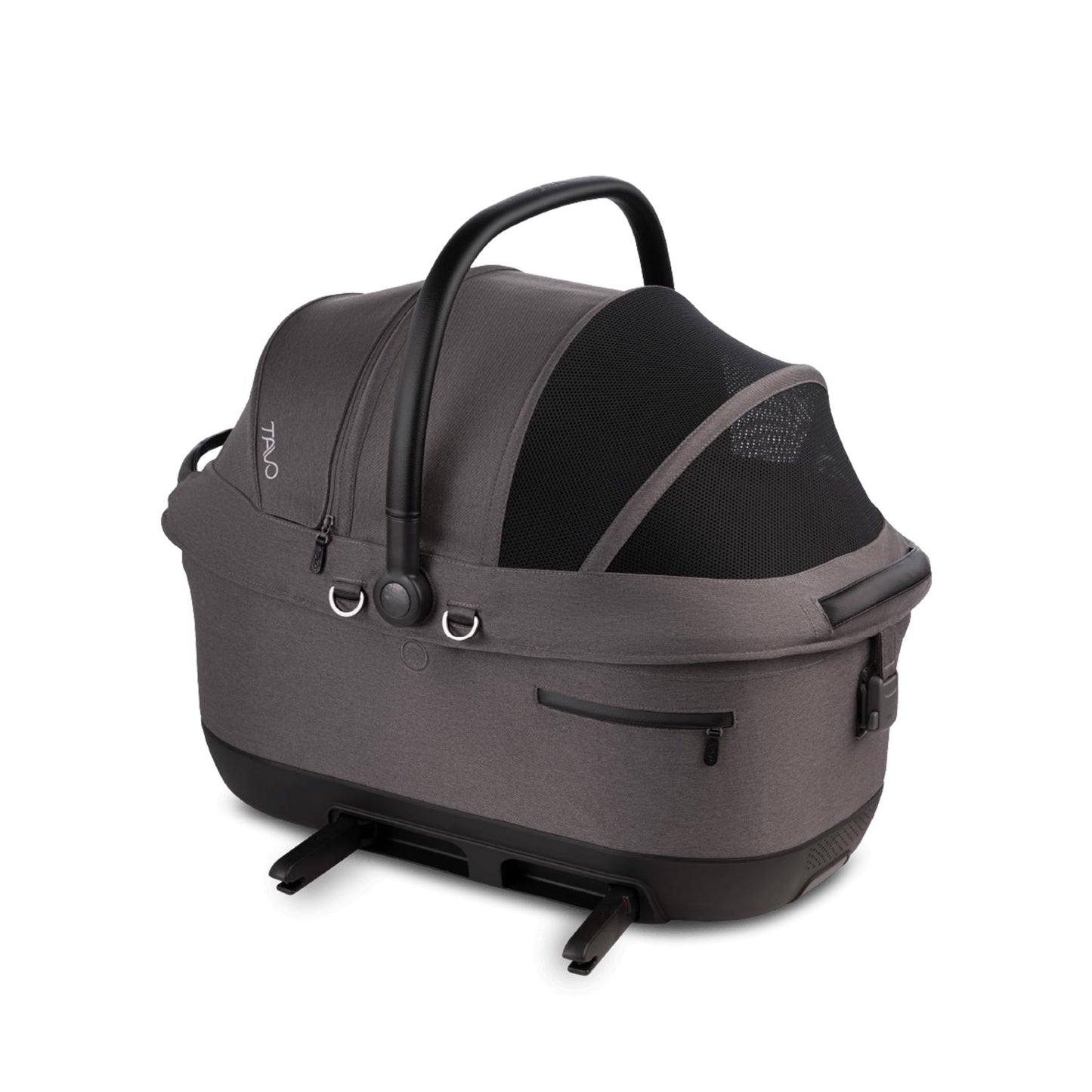 Tavo Pets Maeve Wind 6x ashen geschlossen mit Isofix, Transporttasche für Hunde und Katzen mit Isofix-Befestigung, Sicherheitstest, Beratung bei Petperten Karlsruhe