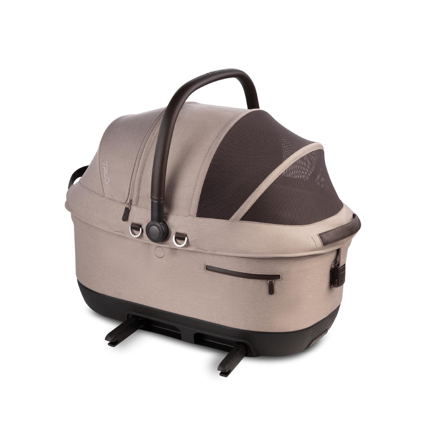 Tavo Pets Maeve Wind 6x fawn geschlossen mit Isofix, Transporttasche für Hunde und Katzen mit Isofix-Befestigung, Sicherheitstest, Beratung bei Petperten Karlsruhe