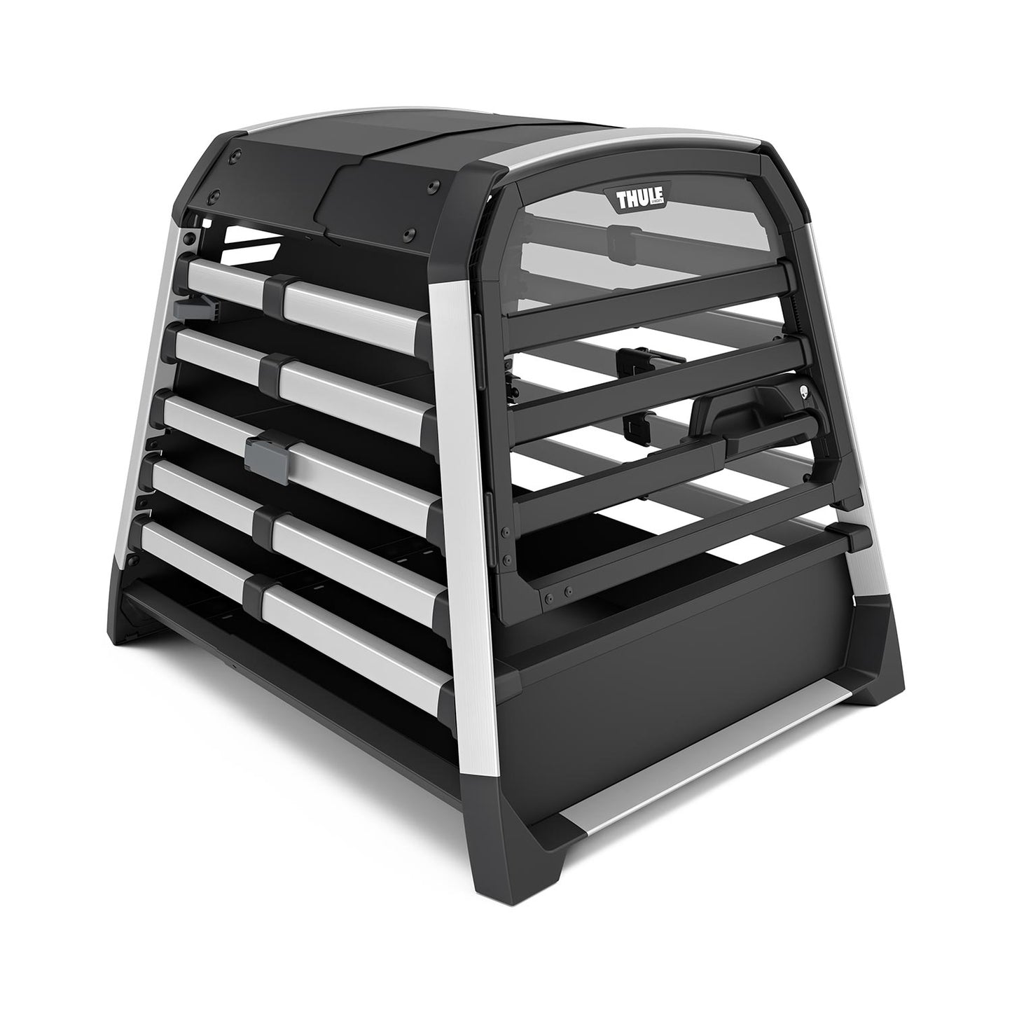 Thule Allax Hundebox M Compact threshold compatible für niedrige Kofferraumböden