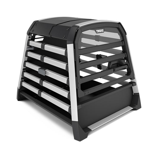 Thule Allax Hundebox M Compact threshold compatible für niedrige Kofferraumböden