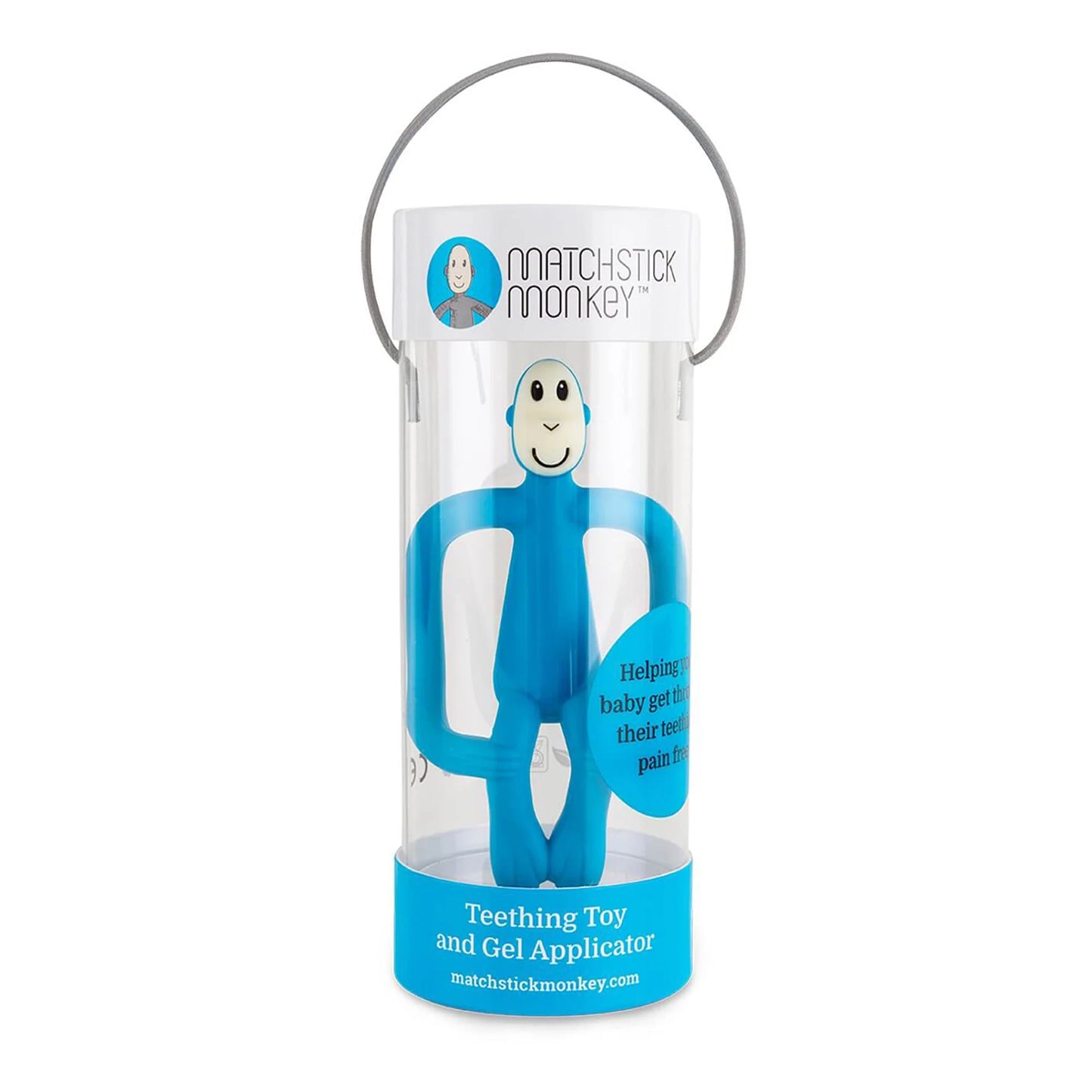 Matchstick Monkey Beißring Affe blau